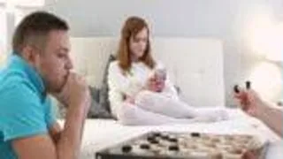 Deutsche Mädchen beim harten Analsex zu dritt - German anal
